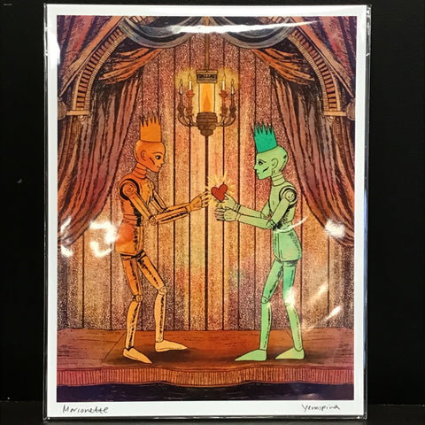 Yen Ospina "Marionette" 8.5x11 Signed Art Print