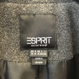 Esprit Grey Wool Double-Breasted Coat