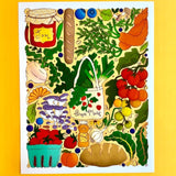 Rachel Feirman "Farmers Market" 8x10 Digital Art Print