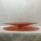 Orange & Yellow Blown Glass Centerpiece Bowl