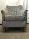 Modern Emerald Home "Kismet" Graphite Armchair