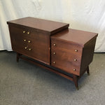 Vintage MCM Lane Walnut Veneer Cedar Chest