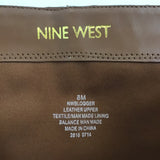 Nine West Brown Leather "Blogger" Riding Boot