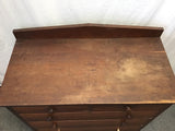 Vintage Craftsman Solid Cherry 5-Drawer Dresser