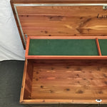 Vintage MCM Lane Walnut Veneer Cedar Chest