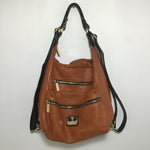 Valentina Brown Leather Backpack