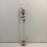 22in 10-Bulb Glass Galileo Thermometer
