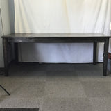Modern Grey Oak Veneer Expanding Dining Table