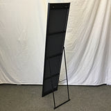 Modern Black Metal Full-Length Mirror