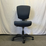 VIA Blue Upholstered Office Chair