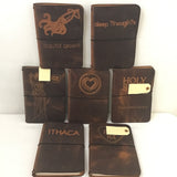 Made Quietly Debossed Brown Leather Journal