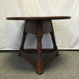 Vintage Round Solid Cedar Coffee Table