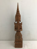 Hand Carved Solid Teak Buddha Statue