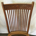 Pair of Vintage Mission Solid Oak Spindleback Dining Chairs