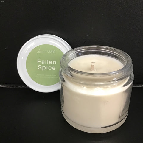 Lavender in Luxe 2oz "Fallen Spice" Candle in Clear Glass Jar