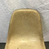 Vintage MCM Herman Miller Tan Fiberglass Bucket Accent Chair