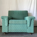 Vintage MCM Nelson & Sons Teal Club Chair