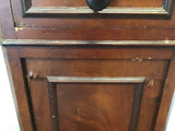 Vintage Mahogany Veneer & Marble Top Plant Stand