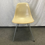 Vintage MCM Herman Miller Yellow Fiberglass Bucket Accent Chair