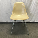 Vintage MCM Herman Miller Yellow Fiberglass Bucket Accent Chair