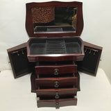 Kathy Ireland 4-Drawer Lift-Top Jewelry Box