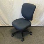 VIA Blue Upholstered Office Chair
