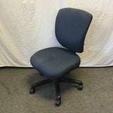 VIA Blue Upholstered Office Chair