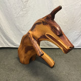 Signed Paul Martinson Carved Wood Sculpture