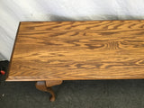 Vintage Solid Oak Sofa Table