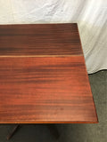 Vintage Blue-Painted Mahogany Veneer Flip-Top Dining Table