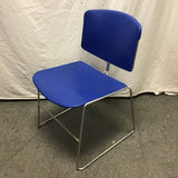 Vintage Steelcase Blue Resin Office Chair