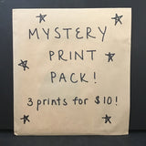 Evergreen Studios Mystery Pack of 3 Lino Prints