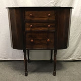 Vintage Solid Cherry 3-Drawer Martha Washington Sewing Cabinet