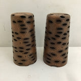 2pc Modern Brutalist Terry Wilson Banksia Tree Salt & Pepper Shakers