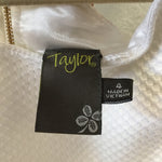 New With Tag! Taylor White Fit & Flare Dress