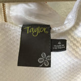 New With Tag! Taylor White Fit & Flare Dress