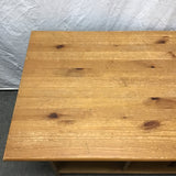 Discontinued IKEA LEKSVIK Solid Pine Cubby Coffee Table