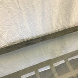 Modern IKEA GRANAS Grey Metal Glass-Top Patio Table