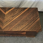 Vintage Art Deco Lane Mahogany Veneer Cedar Chest