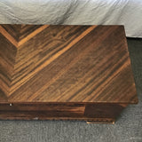 Vintage Art Deco Lane Mahogany Veneer Cedar Chest