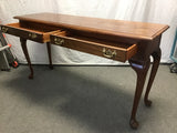 Vintage Stickley Solid Cherry 2-Drawer Sofa Table