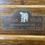 Vintage Polar Bear Refrigerator Co. Solid Oak Ice Chest