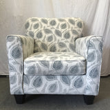 Contemporary Minhas "Saige" Botanical Print Armchair