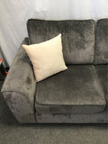 Modern Minhas Furn. "Delano" Grey 2-Cushion Loveseat