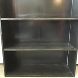 Craftsman Black-Painted Solid Oak 5-Tier Shelf