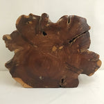 Vintage Solid Cedar Dolphin 2-Drawer Jewelry Box