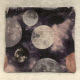 Twin Cat Blue & Silver Embroidered Sashiko Seed of Life Mat