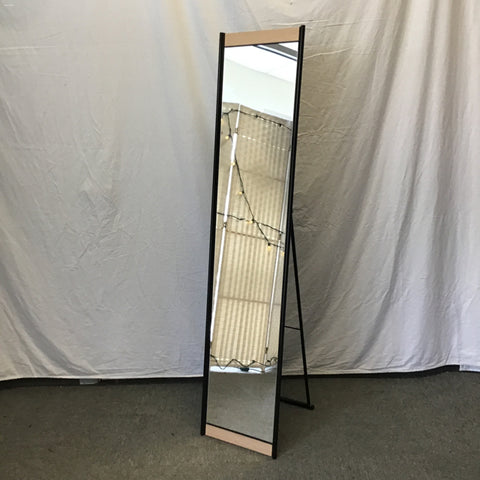 Modern Black Metal Full-Length Mirror