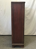 Vintage Mahogany Veneer 4-Tier 1-Drawer Shelf