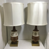Pair of Vintage MC Grecian Table Lamps